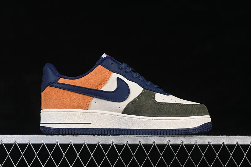 All Categories Nk Air Force 1 Air Force Series Nk Air Force 1 Low Air Force Low Nike Air Force 1'07 Low Yelin Orange Blue Air Force One Low Casual Shoes DF0188-124